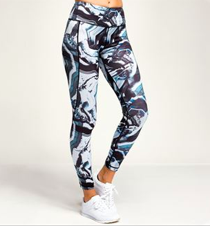 Women's Performance Marble Tights - Commando Group Fitness